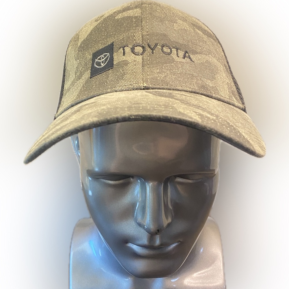 Toyota Black And Gray Camo SnapBack Hat